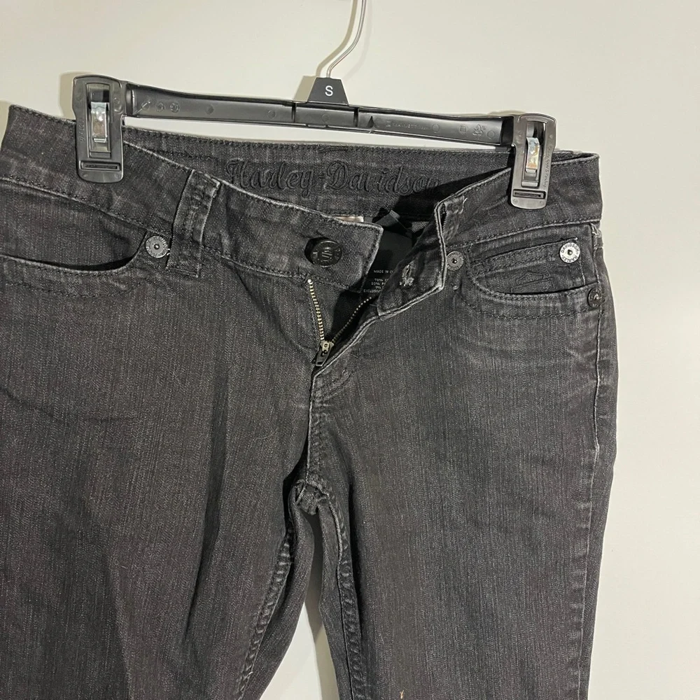Harley Davidson black skinny jeans‎ Size 4